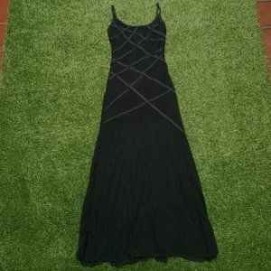 Vintage 90's Black Sheer Gown